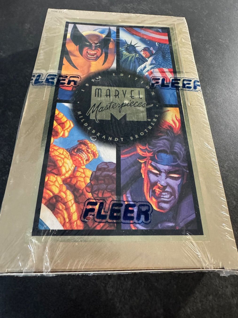 Marvel Carte collezionabili: 1994 Marvel Masterpieces Box – Nuovo e nell'imballaggio originale da Winterthur venduto da J-Keller87